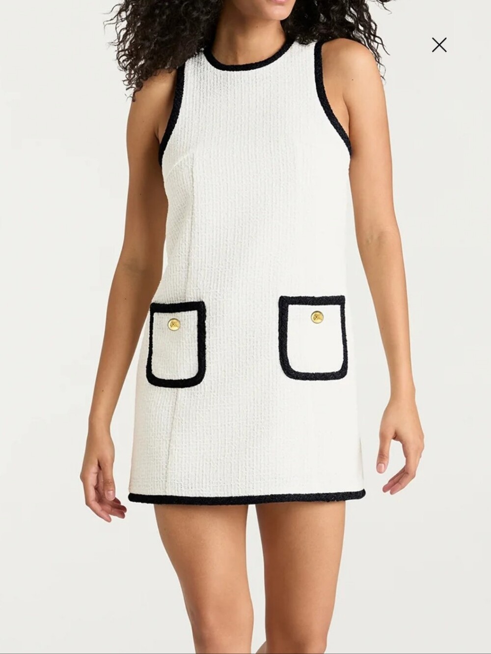 NWT Cinq A Sept Contrast Auden Dress
